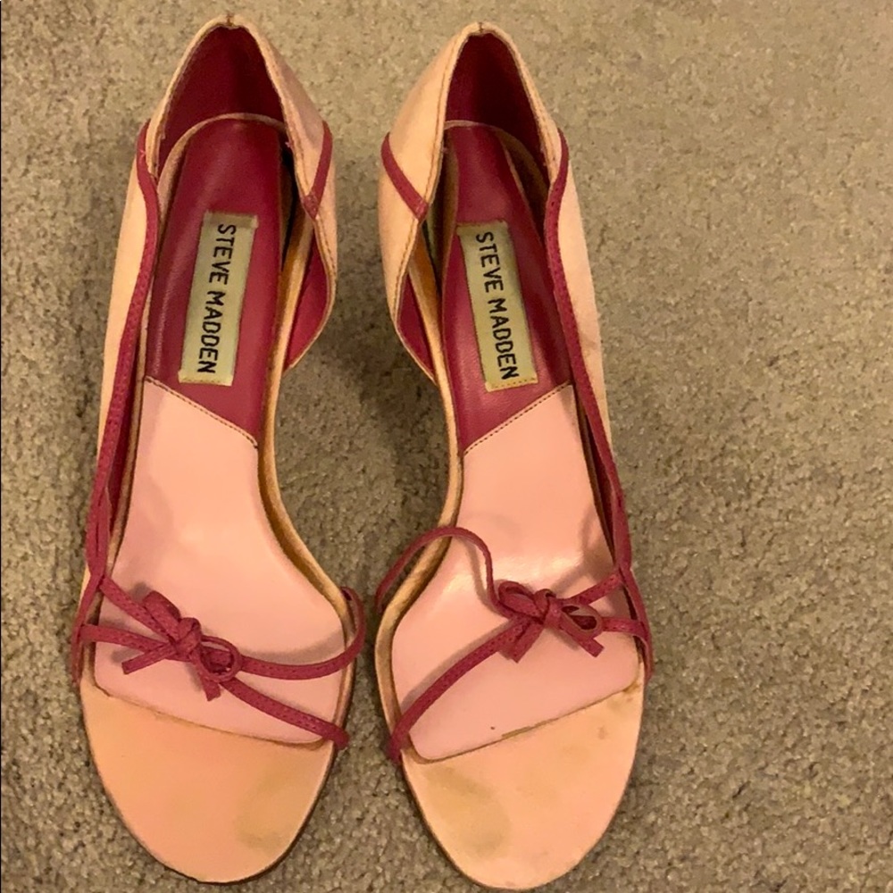 Steve Madden pink heels